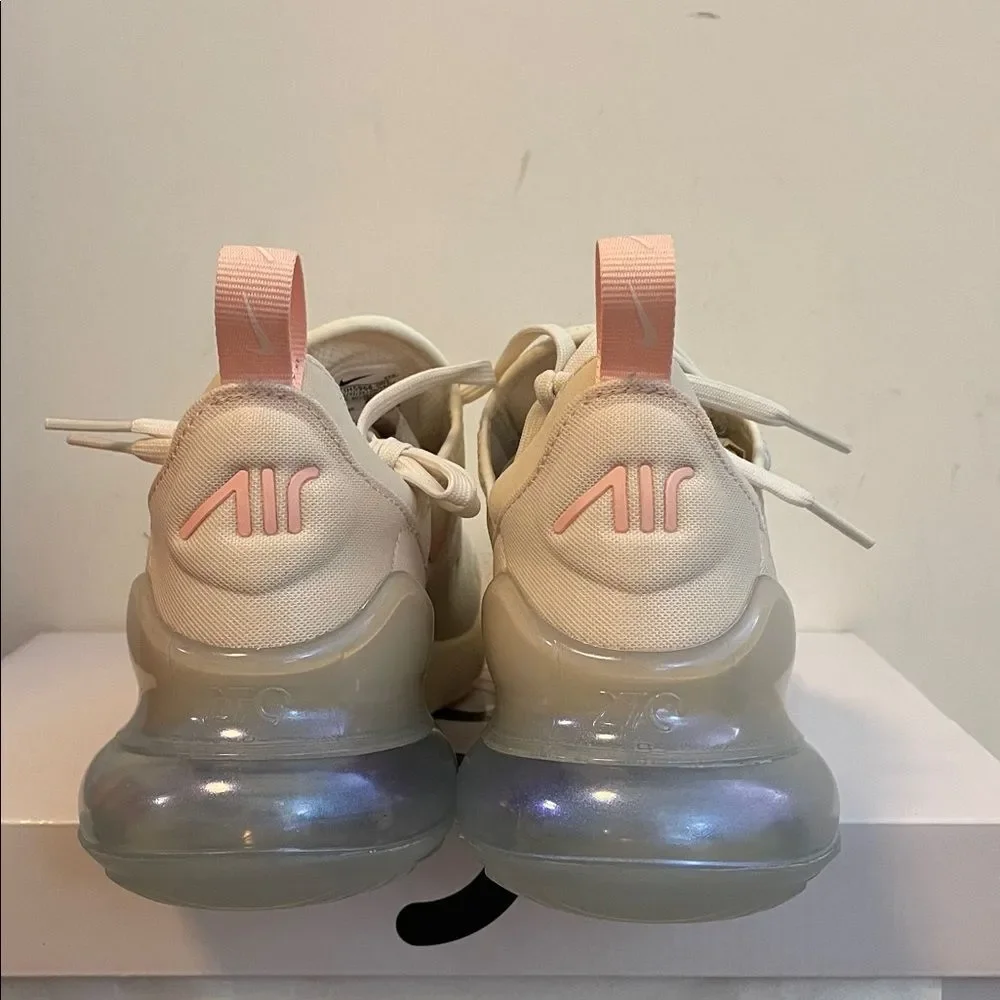 Nike Air Max 270 Soft Pearl/Washed Coral US Women Size7.5/UK5/EU38.5(IH5966-001)